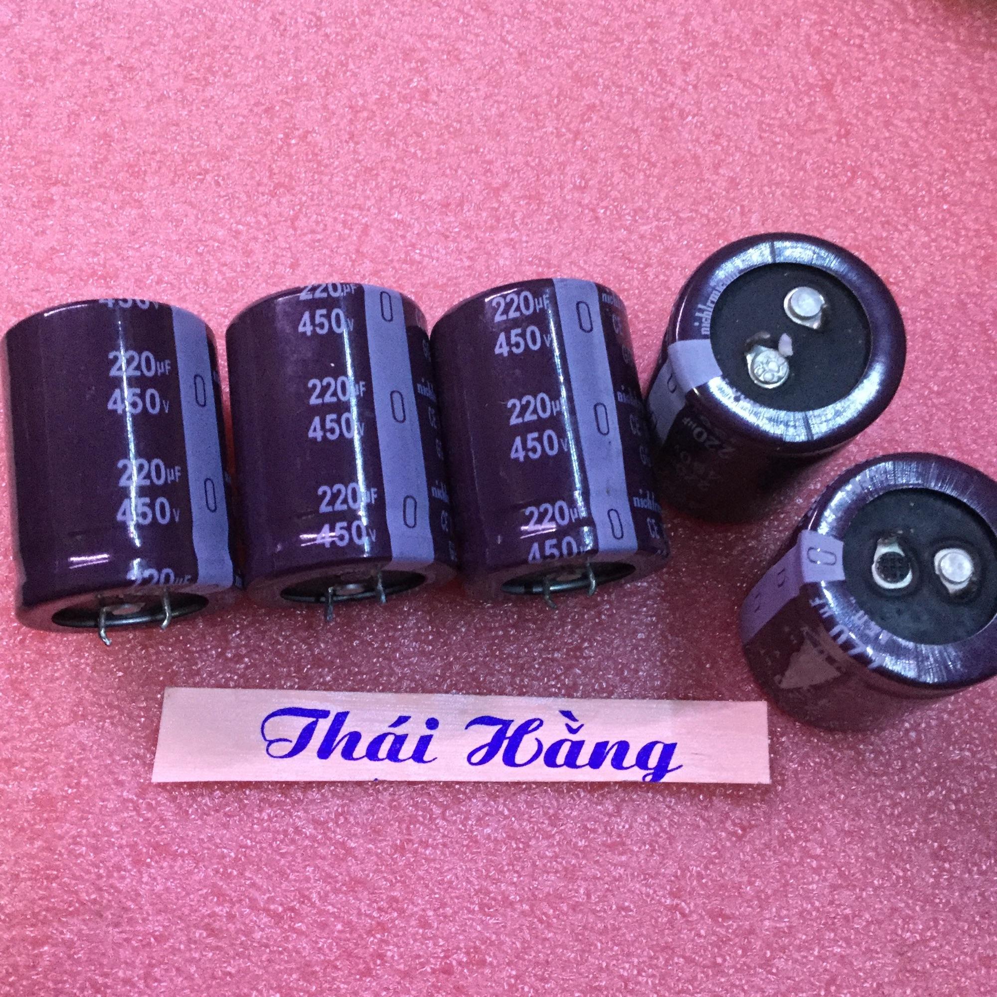 Tụ lọc nguồn 220 V /450 V (5 chiếc )