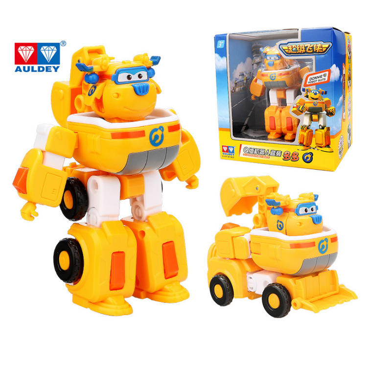Đồ chơi Super wings đội bay siêu đẳng mô hình máy bay Donnie Thông Minh mini và robot cỡ nhỏ