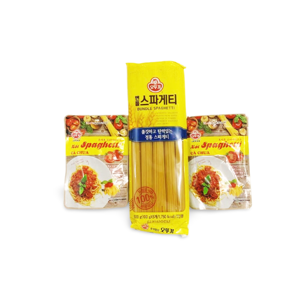 Combo 500G Mỳ Ý Ottogi + 220G Sốt Spaghetti