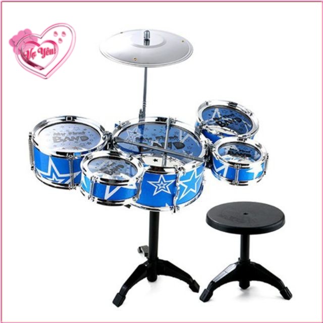 Bộ Trống JAZZ DRUM 5 trống cho bé yêu (có ghế )