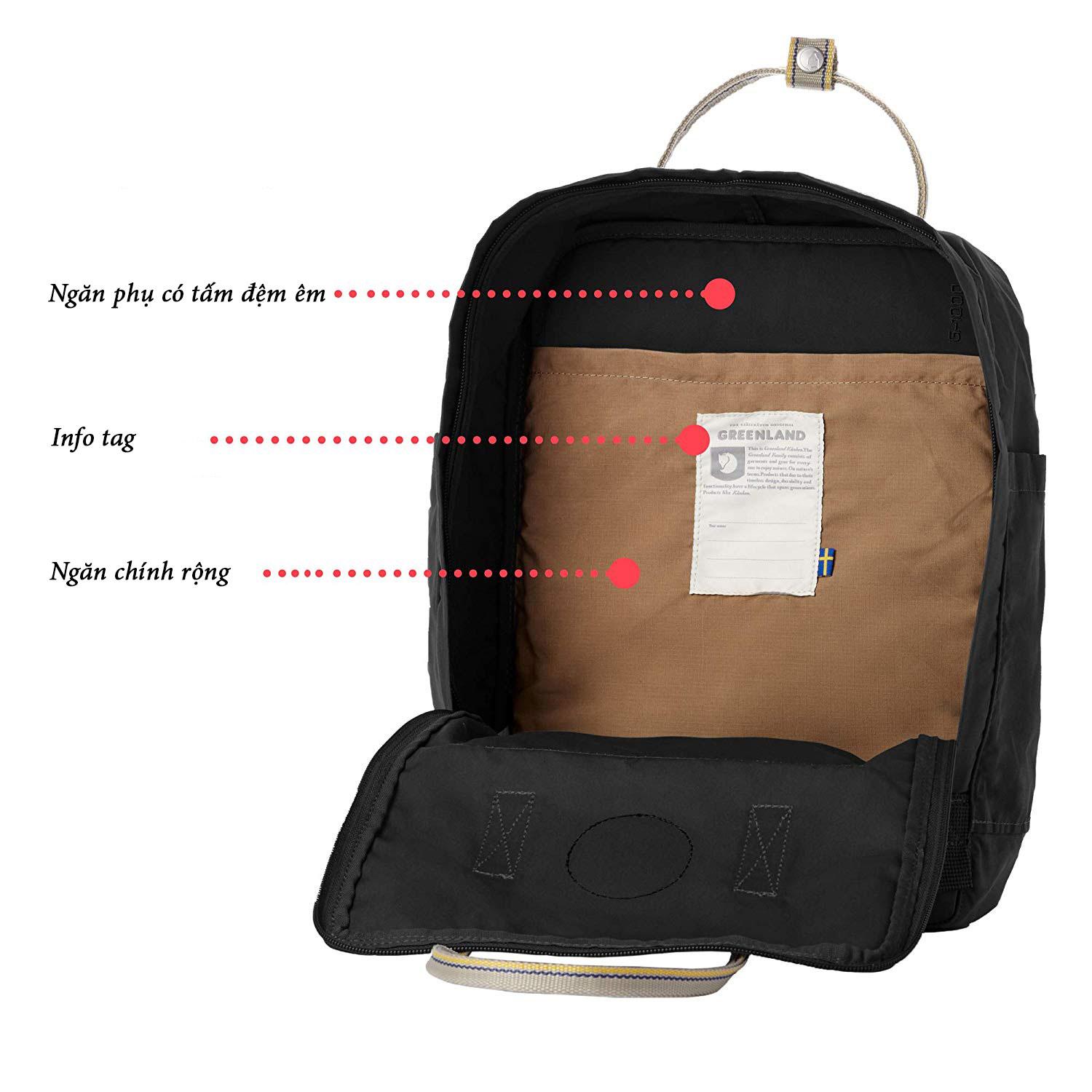 [Auth Chính Hãng] Balo FJ Kanken Greenland Vải G1000 Cao Cấp - BH 2 năm