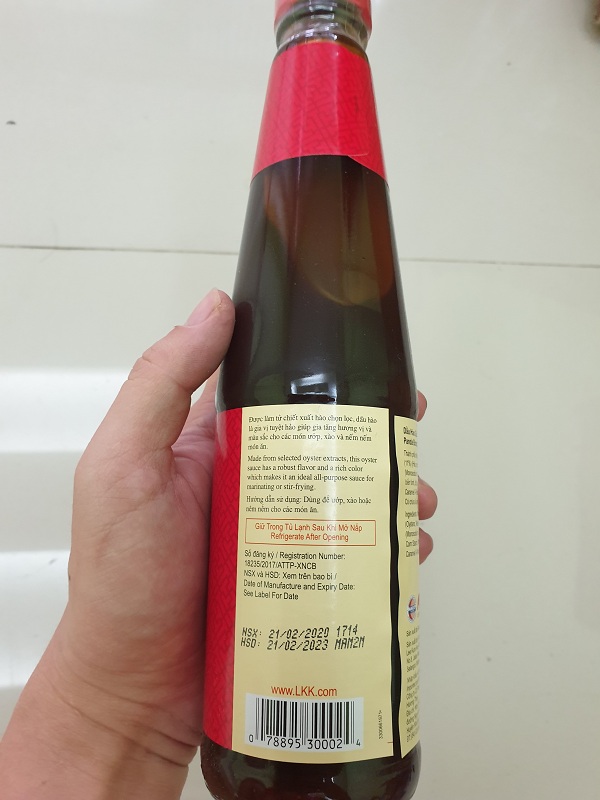 Dầu Hào Gấu Trúc Lee Kum Kee 510g/chai