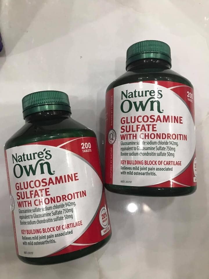 Nature’s Own Glucosamine Sulfate With Chondroitin 200Tablets