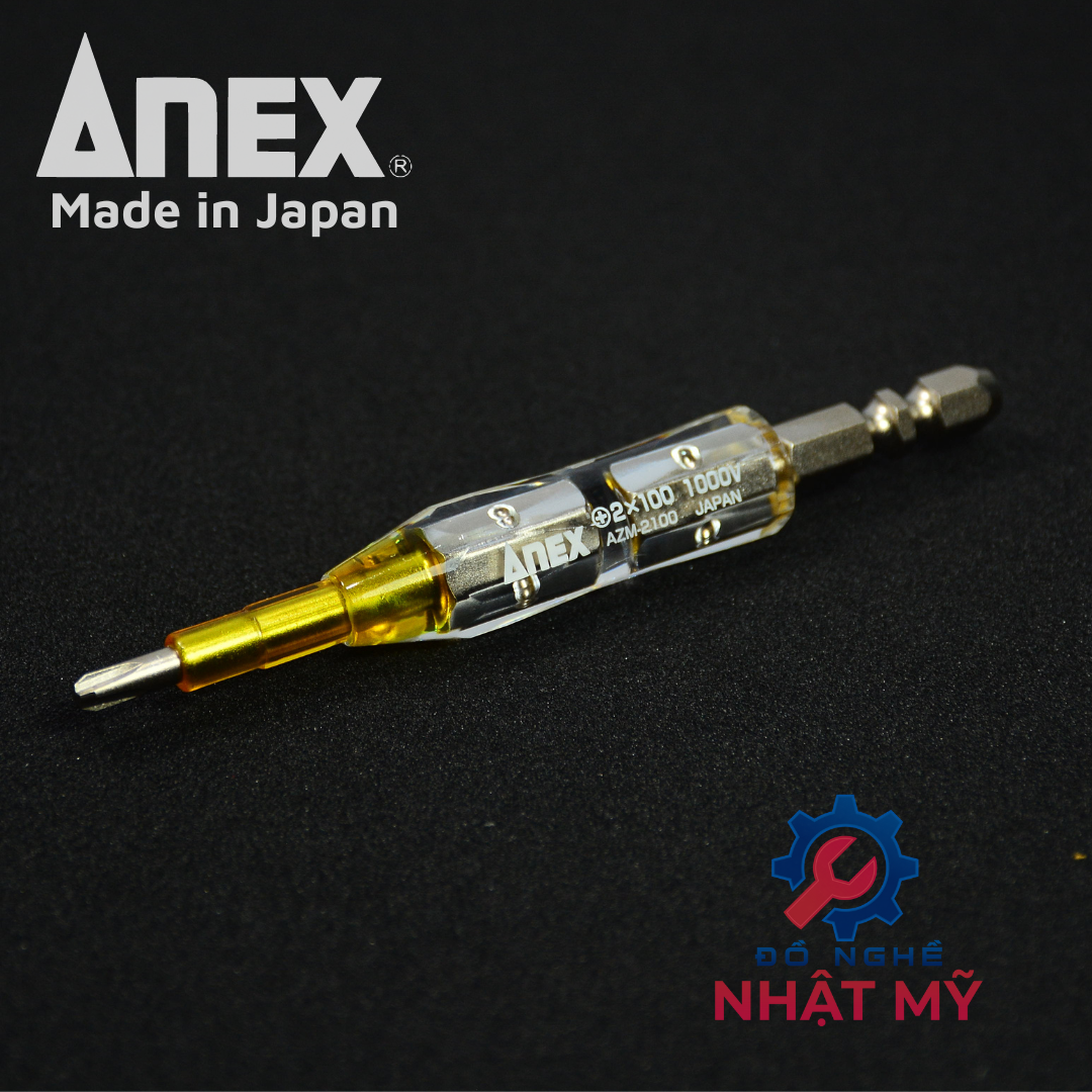 Mũi vít cách điện 1000V ph2x100 Anex AZM-2100