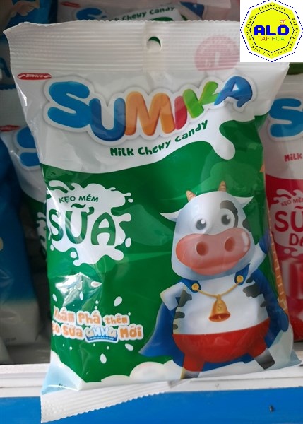 Kẹo mềm sữa sumika 140g gói
