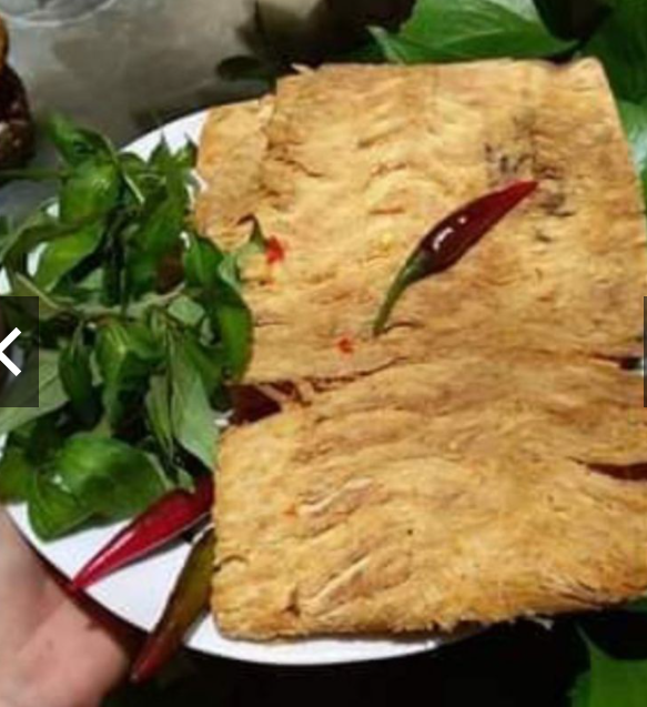 mực khô cán tẩm gia vị