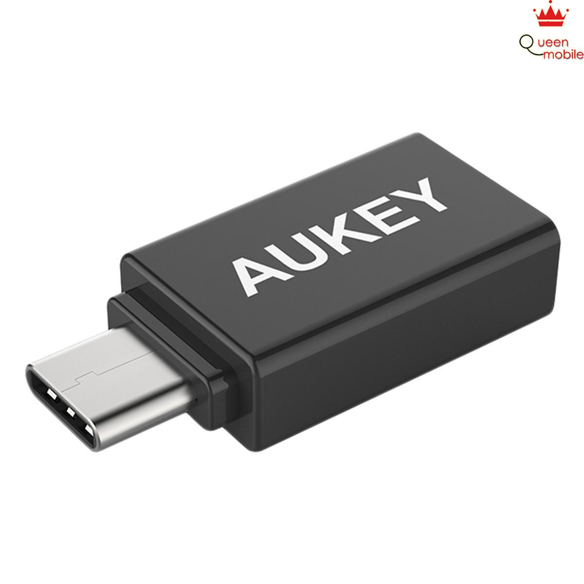 Bộ 2 Đầu Chuyển OTG 3.0 Từ USB Ra USB Type-C Aukey CB-A1