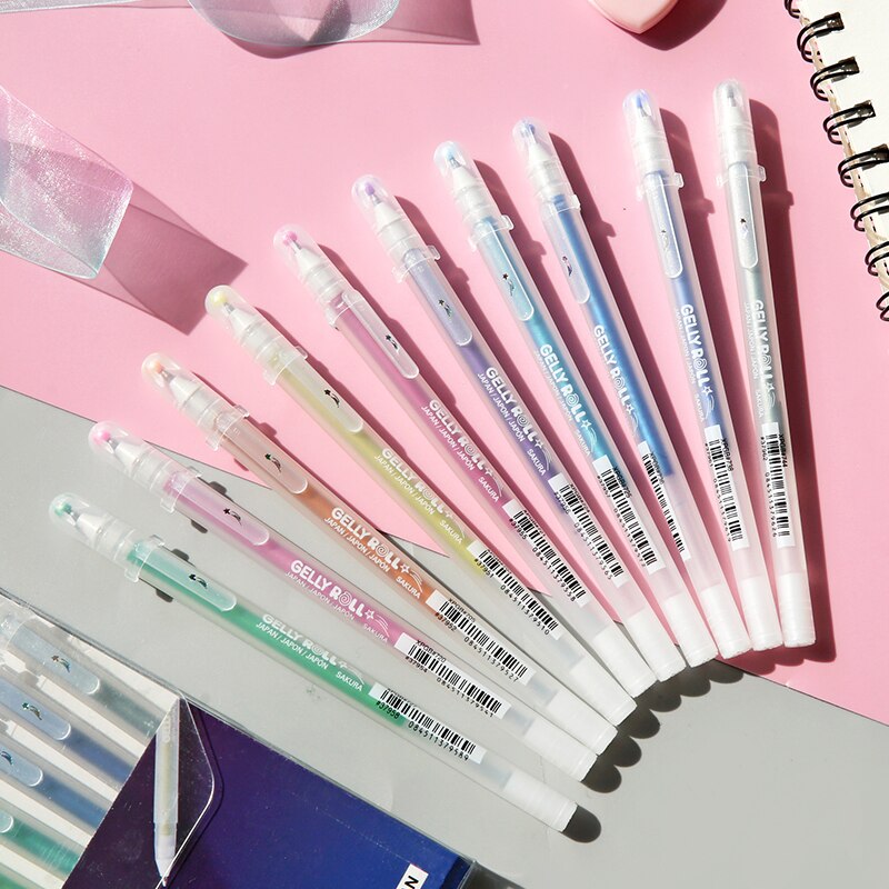 [HCM]BÚT GEL SAKURA GELLY ROLL STARDUST (BÚT NHŨ ÁNH SAO CHỌN MÀU)