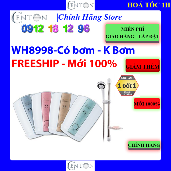 Bảng giá Máy nước nóng trực tiếp Centon 8998E (WH8998E) - Centon 8998EP (WH8998EP) - Centon WH8998