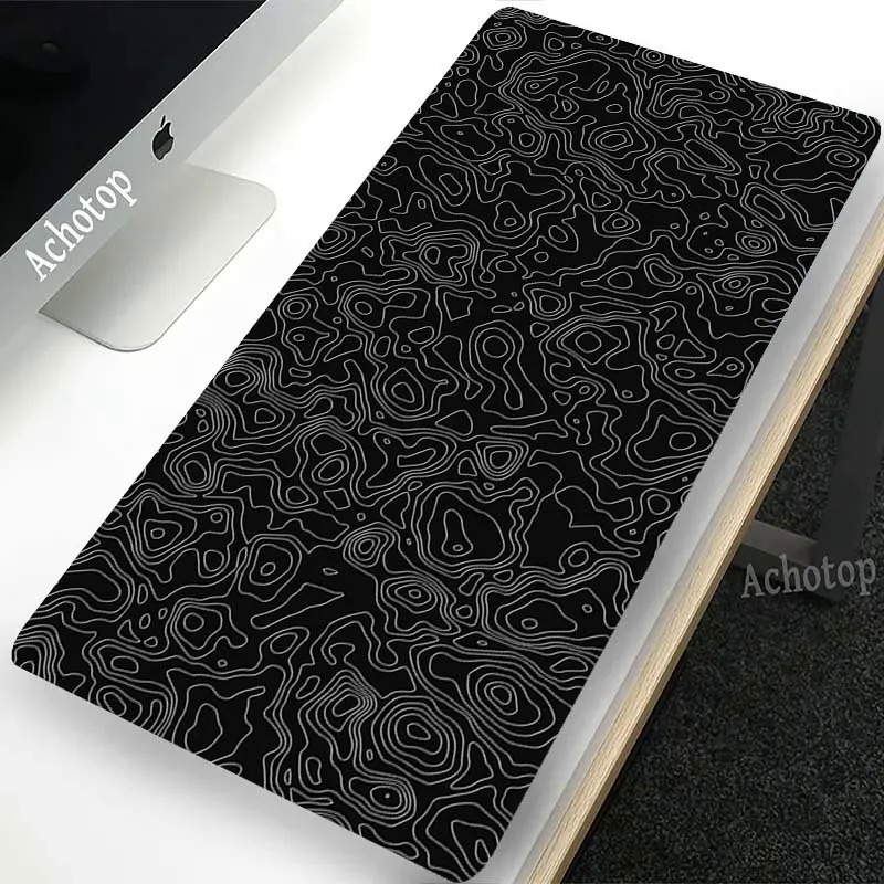 Black And White Gamer Mouse Pad Gaming Mousepad Speed Desk Mat Laptop Gaming Mats For Office Car Desk Accessories Game Pads
