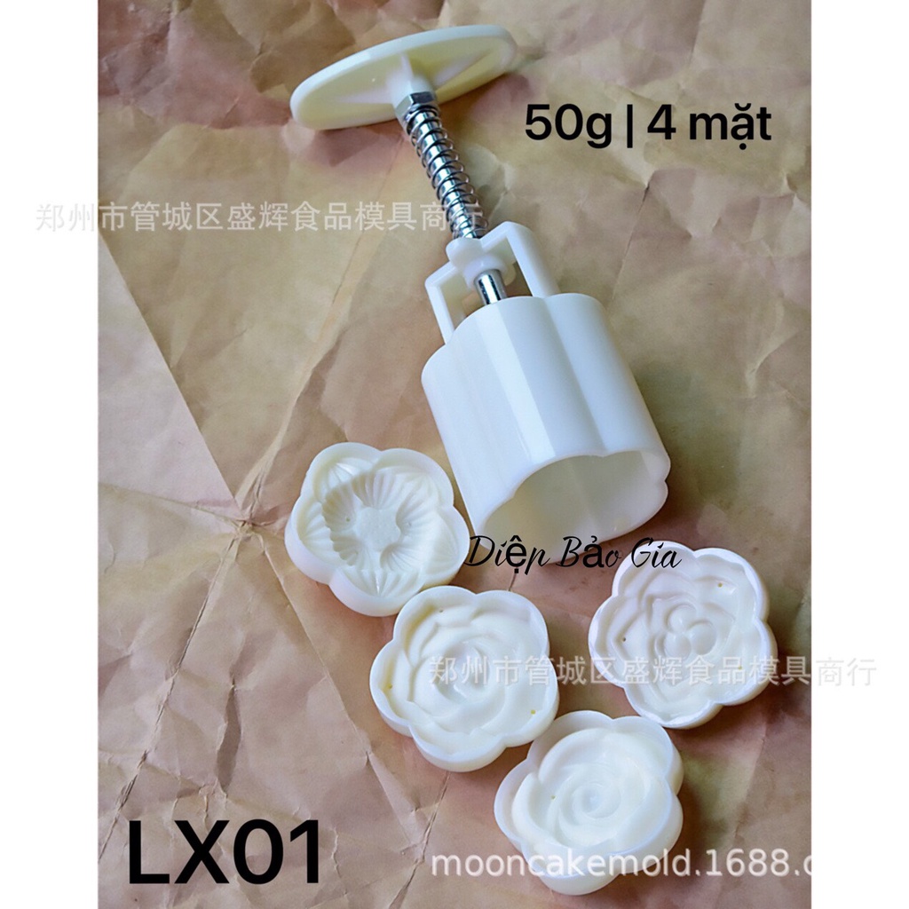 Khuôn trung thu 50g LX02