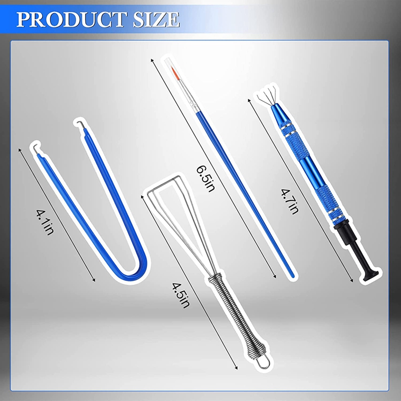 Keyboard lube switch puller kits metal stem Holder 4 prong tool puller keyboard cleaner tools for keyboard switch