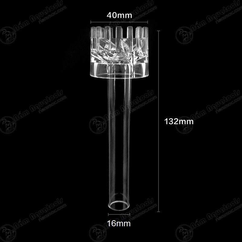 Đầu Lọc Váng 3D ☘ Đầu Lọc Váng Acrylic Xoay ☘ Thay Thế Cho In-Out Inox Mufan, Thuỷ Tinh Fi12 - Fi16