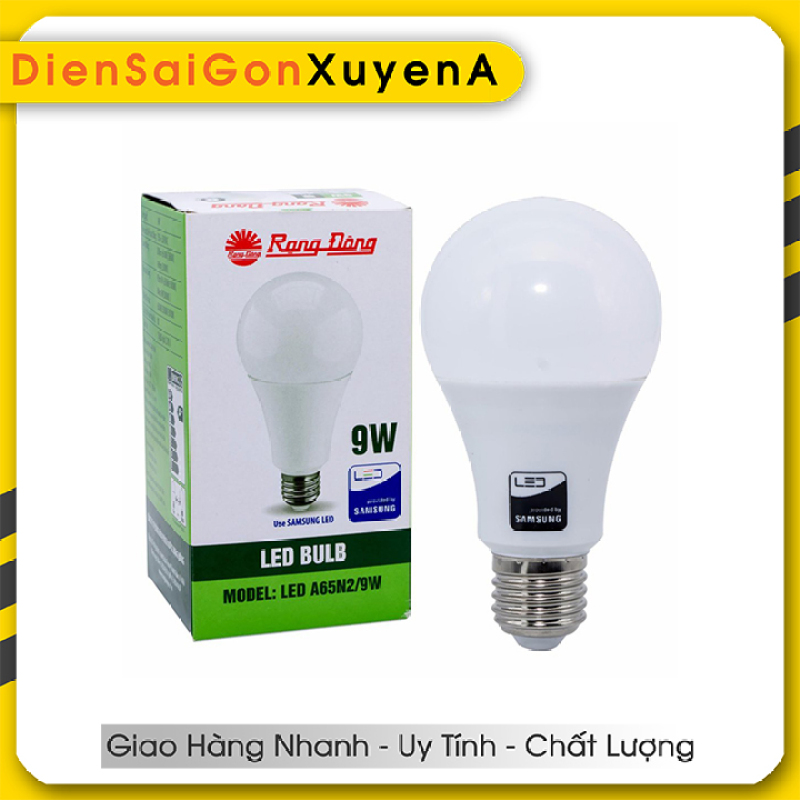 Combo 4 Bóng đèn LED Bulb 9W Rạng Đông E27 ChipLed