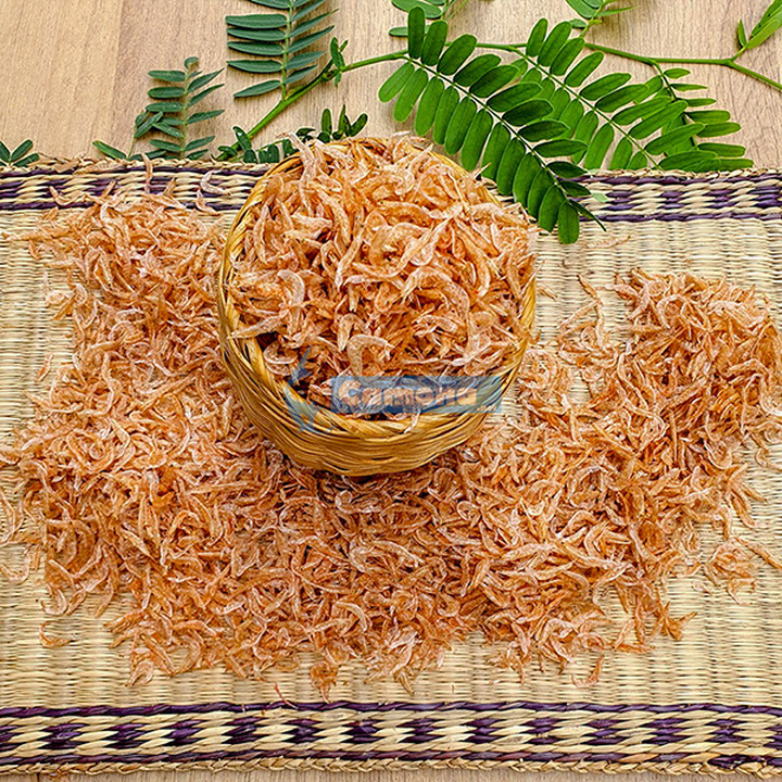 Cách kho tép dầu, tép biển khô Cà Mau loại 1 , túi hút chân không 200gram