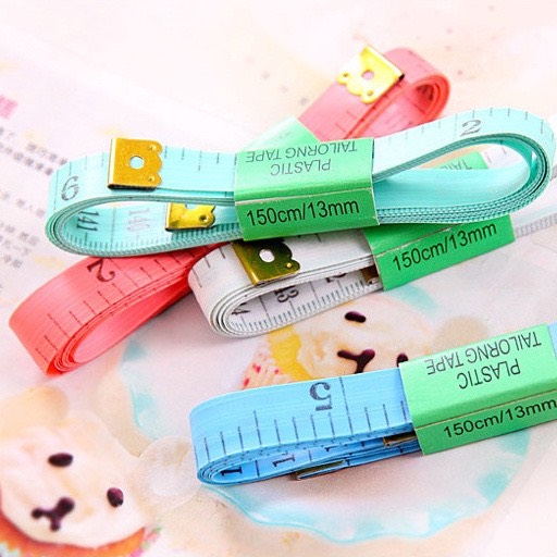 Thước Dây May Đồ, Dụng Cụ 3 Vòng, Đo Chiều Cao Thước Dây 1M5 Giao Màu Ngẫu Nhiên BELLAR DA01