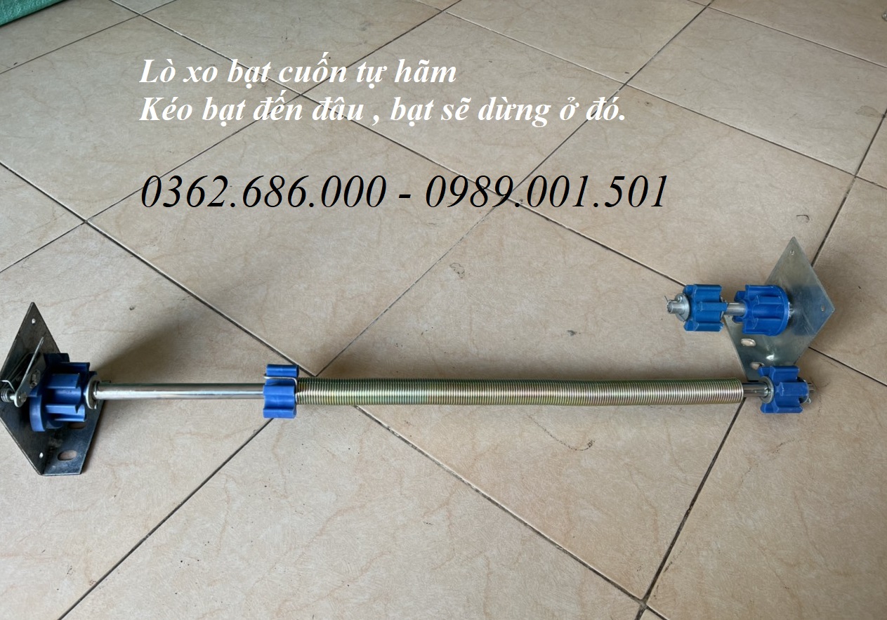Lò xo bạt cuốn tự dừng, phụ kiện bạt cuốn