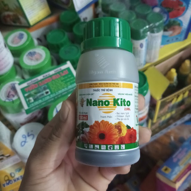 Nano Kito 100ml - Thuốc Trị Tuyến Trùng, Nấm Hồng trên cây trồng