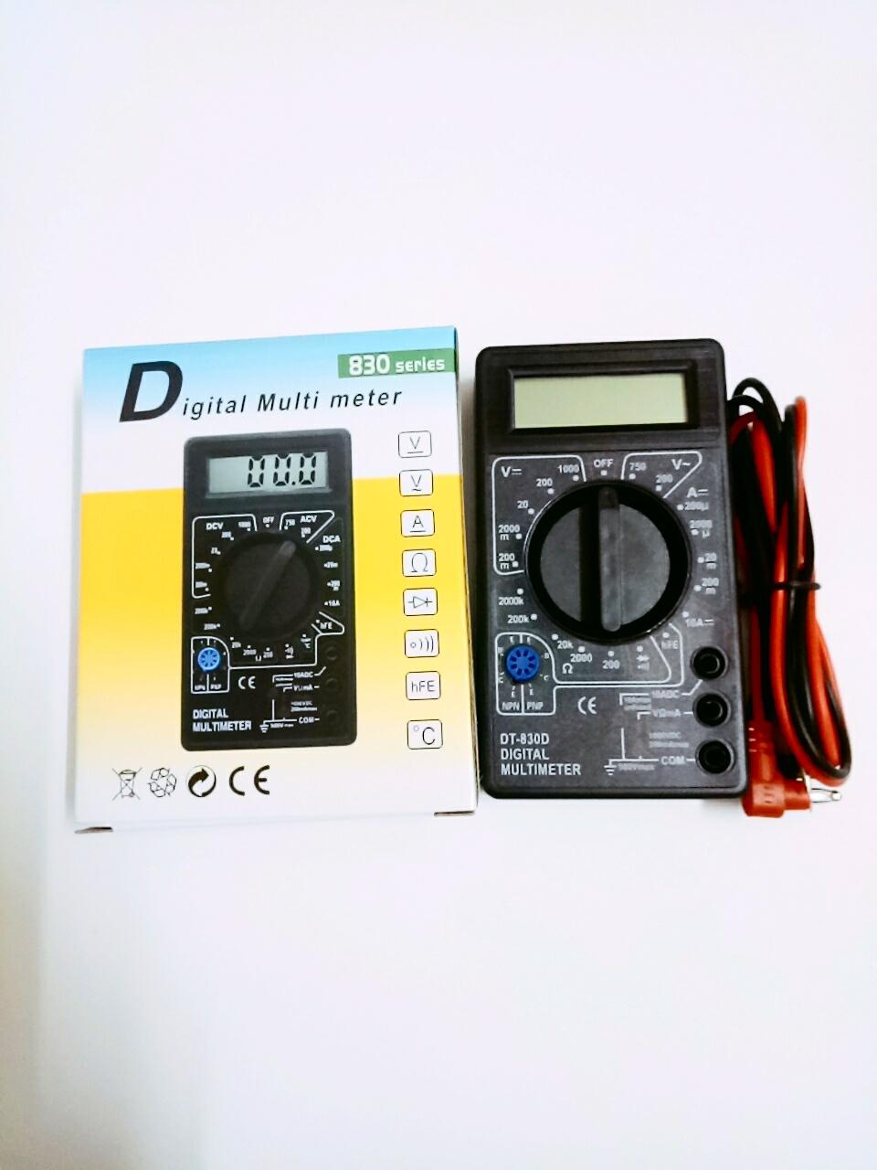 Đồng hồ đo vạn năng cho thợ điện tử DT-830D ( có loa thông mạch)