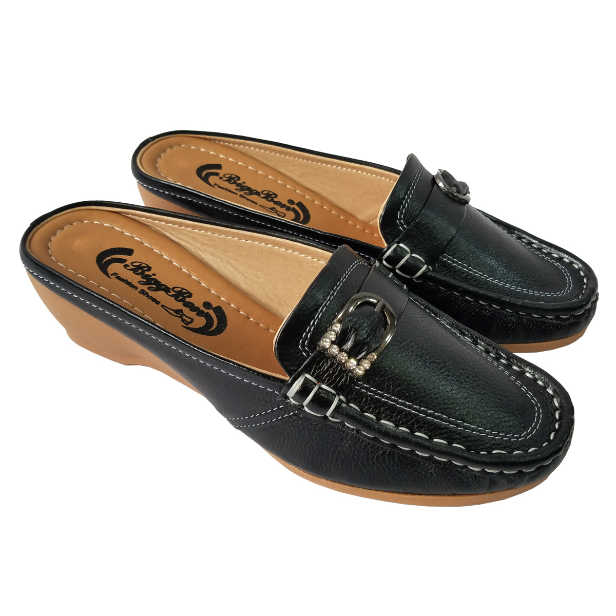 Dép Sục Nữ BIGBEN Da Bò Thật Cao Cấp SBN10