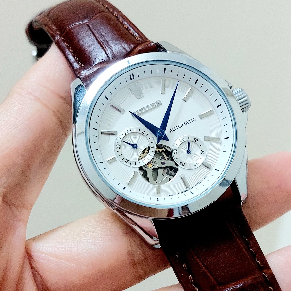 Đồng hồ nam cơ automatic Citizen máy nhật cao cấp sang trọng
