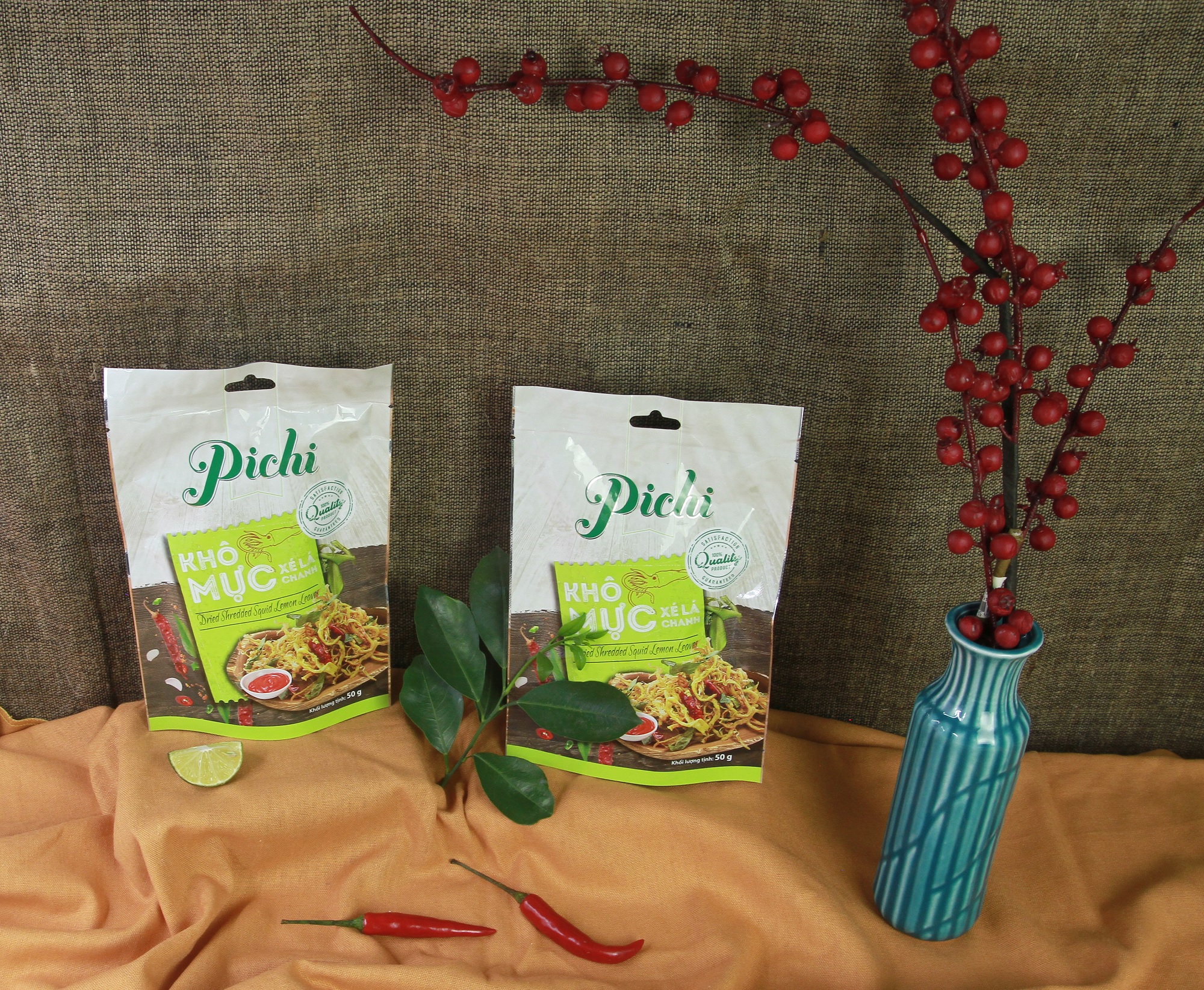 [HCM]Combo 3 gói Khô mực Xé Sợi Pichi 50g