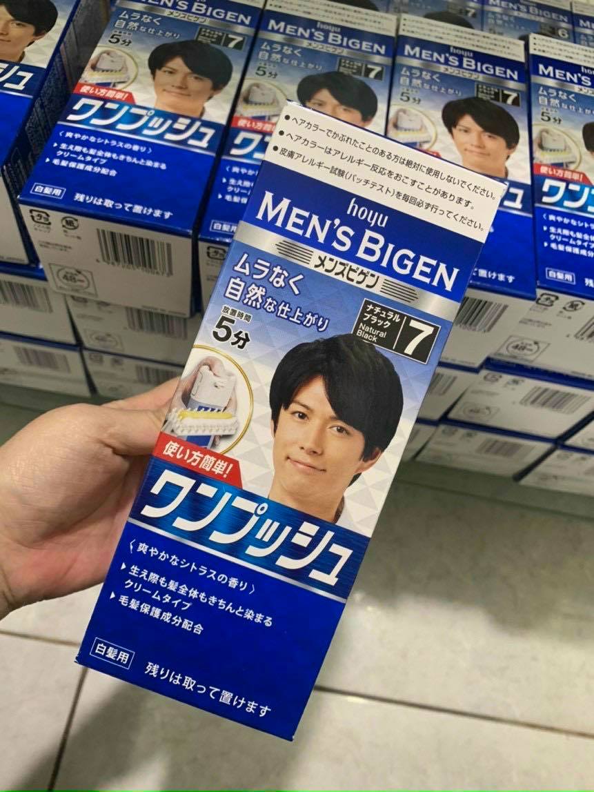 Nhuộm tóc phủ bạc Men's Bigen 40gx2 - Nhật Bản