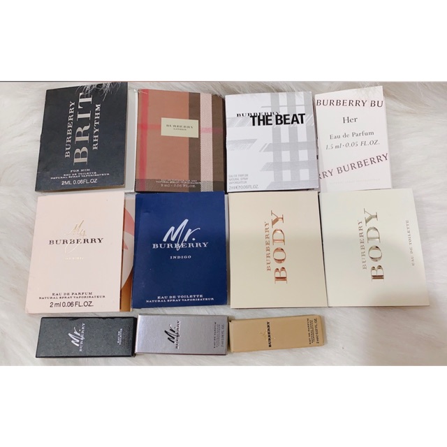 Mẫu thử nước hoa  Burberry 2ml cam kết hàng đúng mô tả chất lượng đảm bảo an toàn đến sức khỏe người sử dụng đa dạng mẫu mã