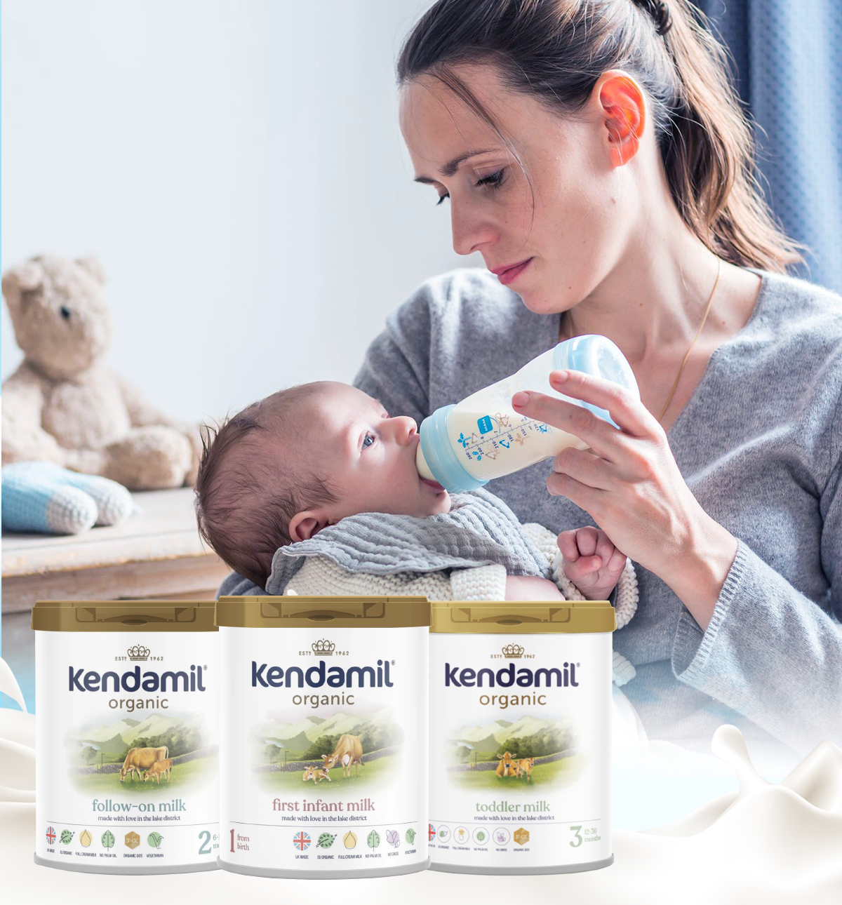 Sữa Công Thức Hữu Cơ Kendamil Organic Chứa HMOs Số 2