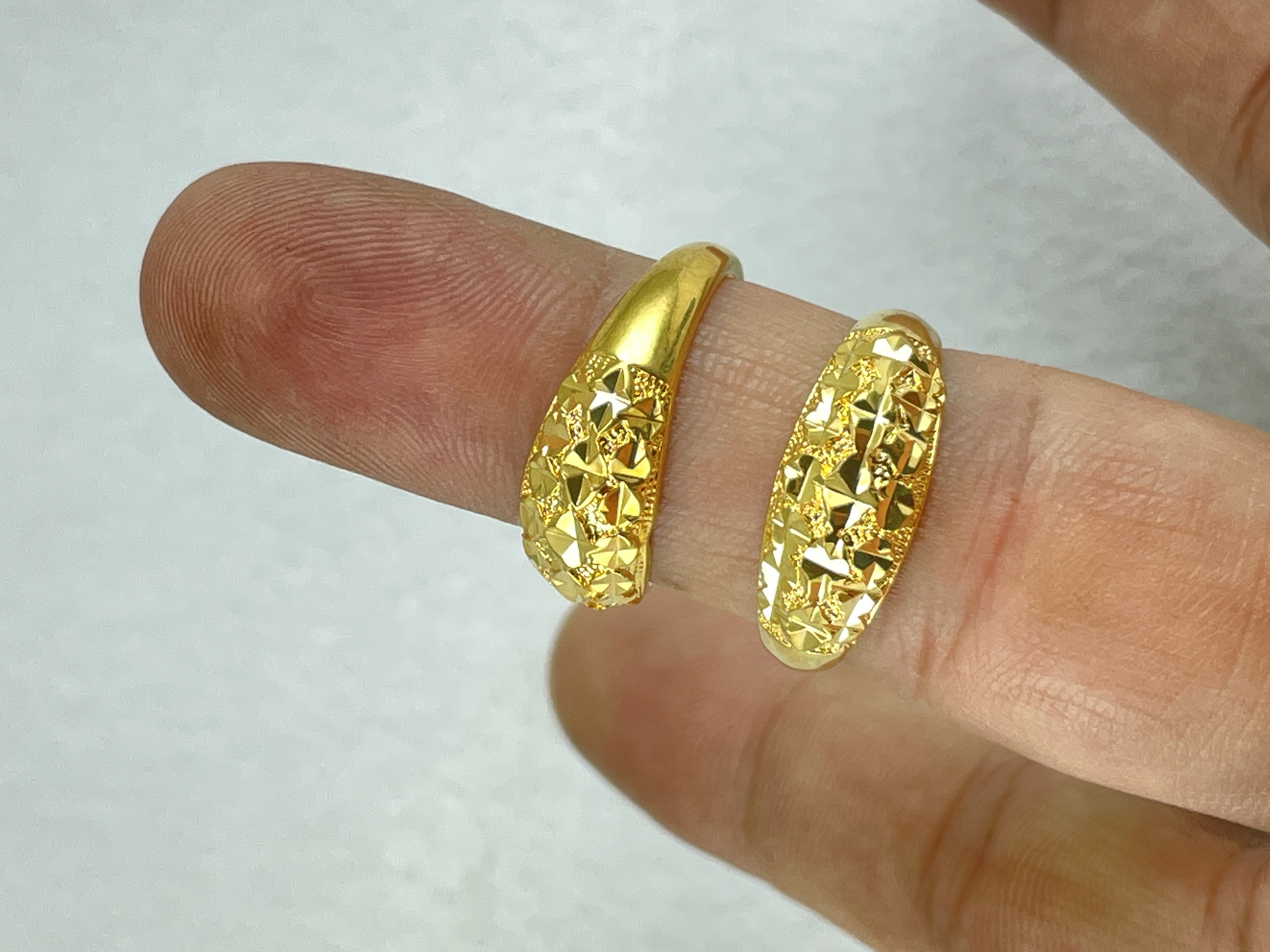 NHẪN NỮ MẠ VÀNG 24K SÁNG BÓNG LẤP LÁNH