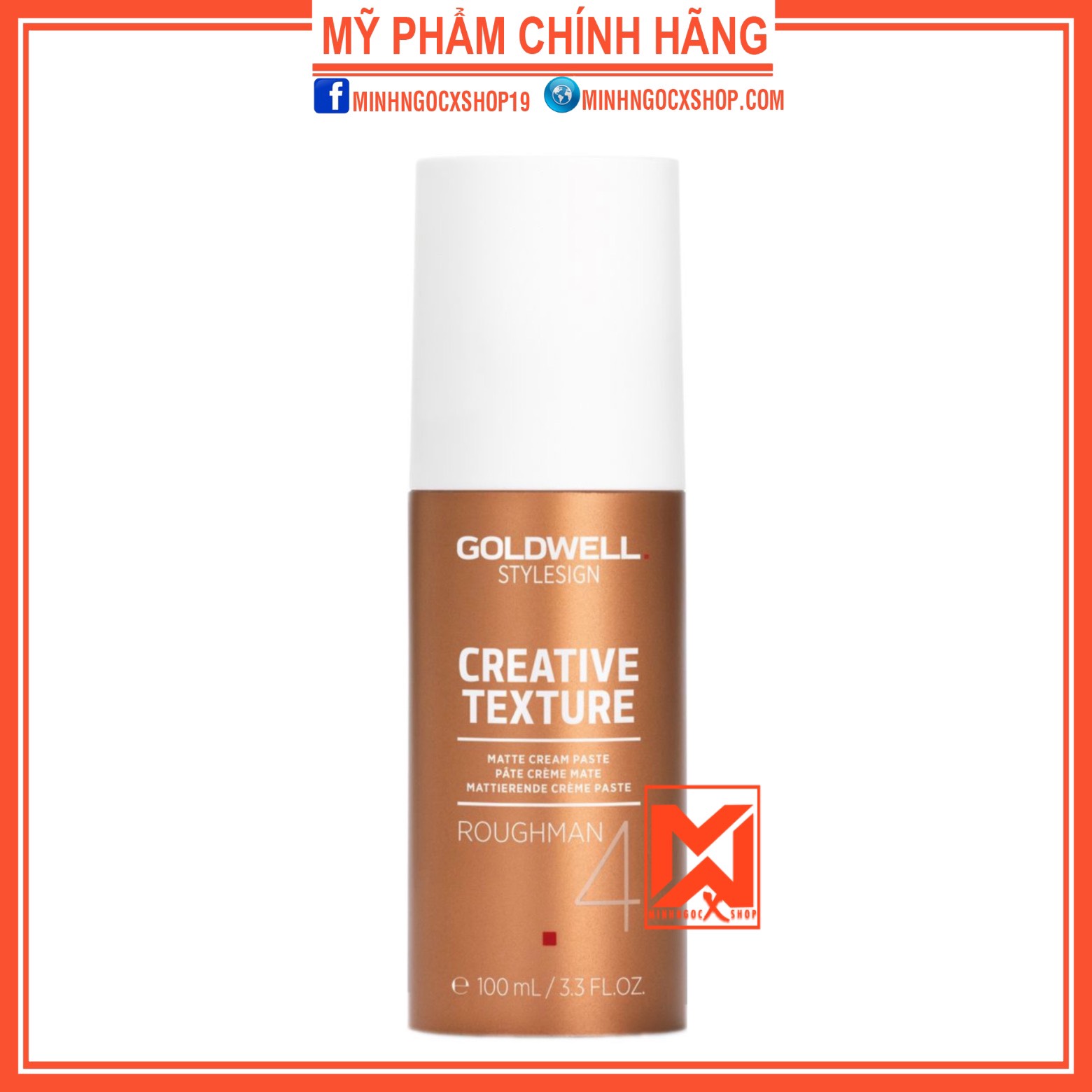Paste tạo kiểu hiệu ứng mờ goldwell stylesign creative texture roughman 100ml chính hãng