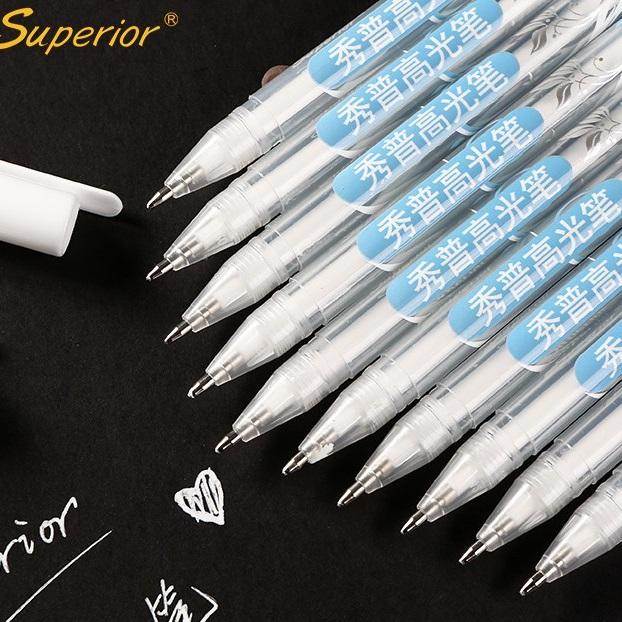 [HCM]BÚT GEL TRẮNG SUPERIOR DỄ DÀNG CẦM NẮM NGÒI BÚT THANH MẢNH MỰC BÚT RA ĐỀU VÀ LIÊN TỤC SỬ DỤNG ĐỂ TRANG TRÍ THIỆP