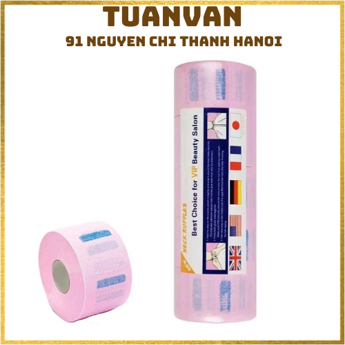 Giấy quấn cổ cắt tóc (MÀU HỒNG)