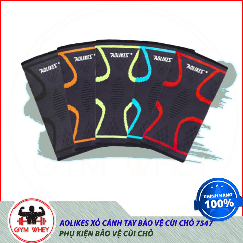 Băng Quấn Xỏ Cánh Tay Bảo Vệ Cùi Chỏ Cao Cấp Aolikes 7547 2 chiếc