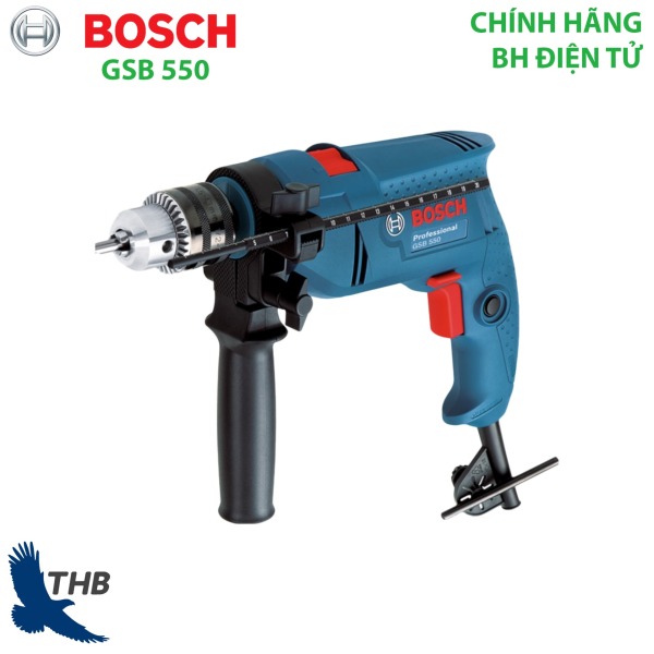 Bảng giá Máy khoan gia đình Máy khoan động lực Bosch GSB 550 Công suất 550W - Mẫu khoan bán chạy số 1 của Bosch