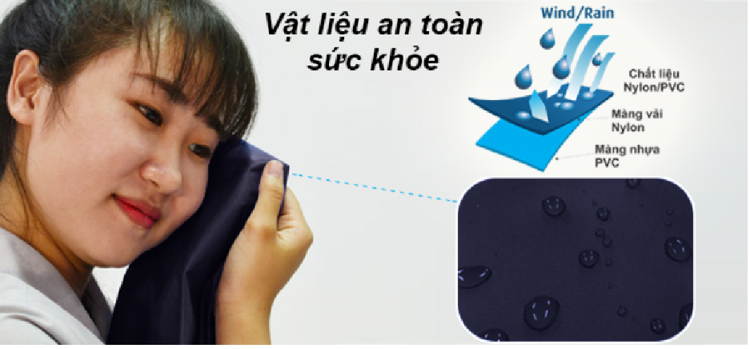 Áo Mưa Rando Poncho Vải Best Kiếng