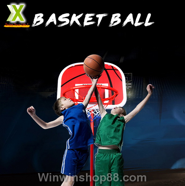 Đồ chơi bóng rổ trẻ em (trụ sắt sơn tĩnh điện)