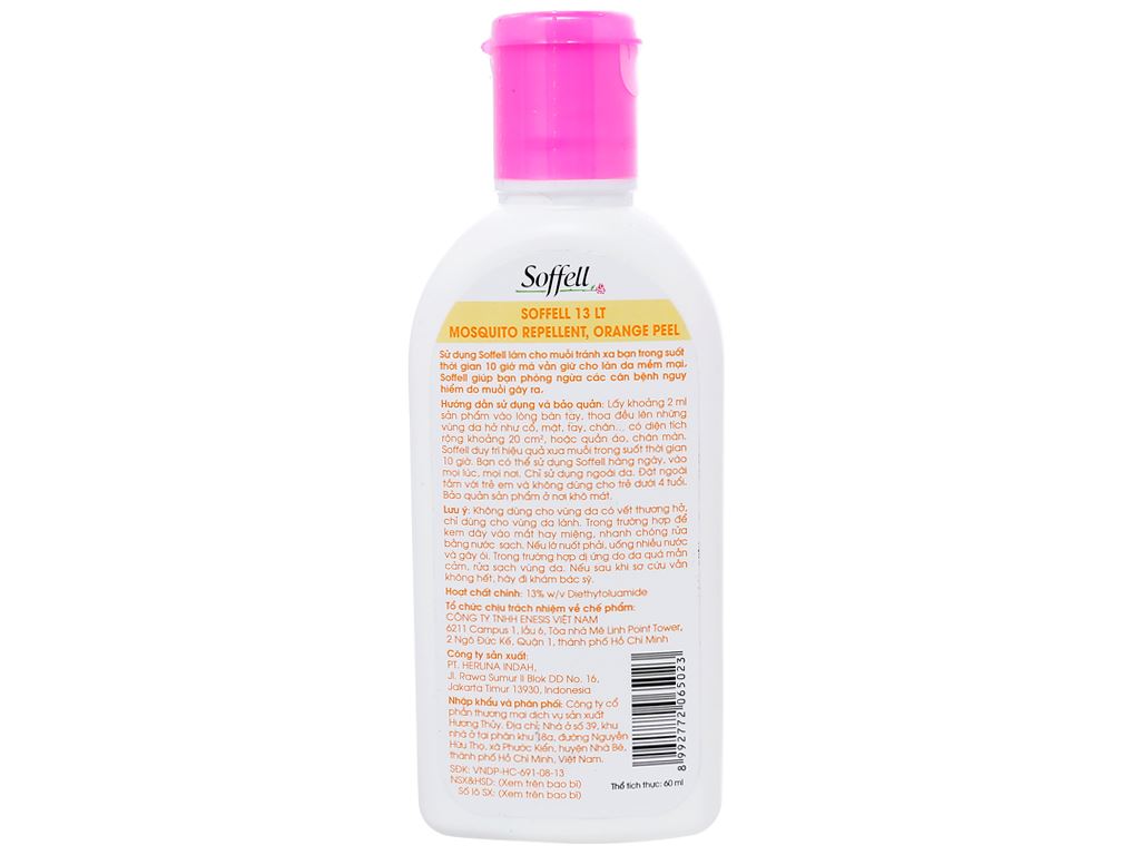 Kem xua muỗi Soffell (60ml)