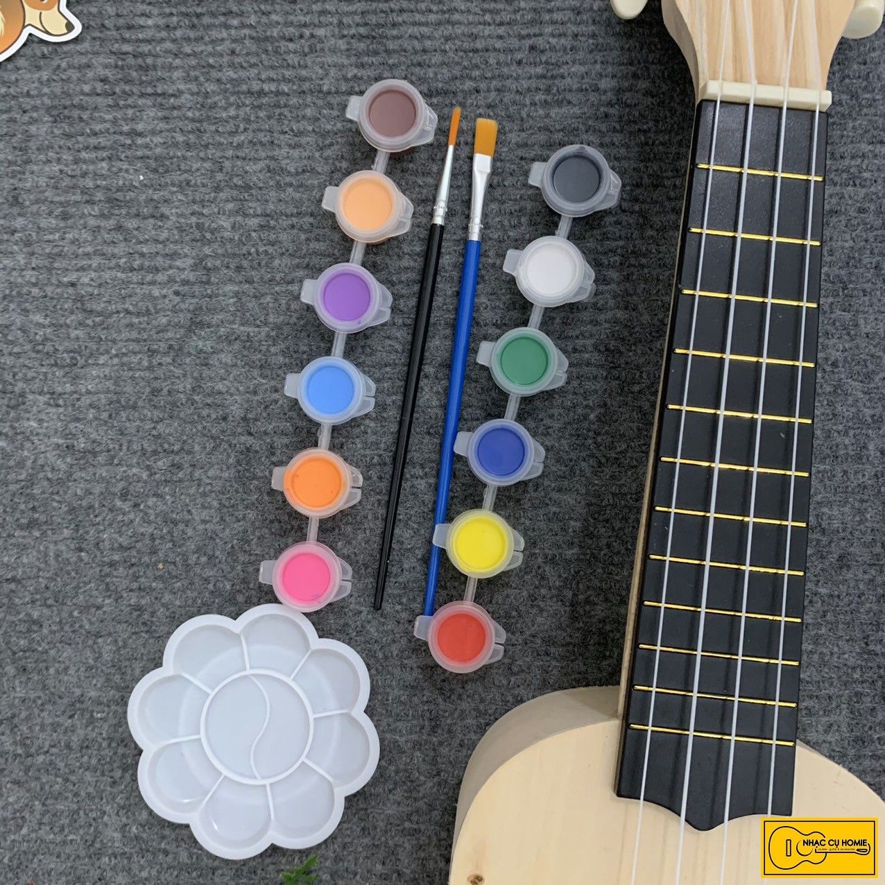 ĐÀN UKULELE SOPRANO 21INCH THỦ CÔNG DIY FULL GỖ