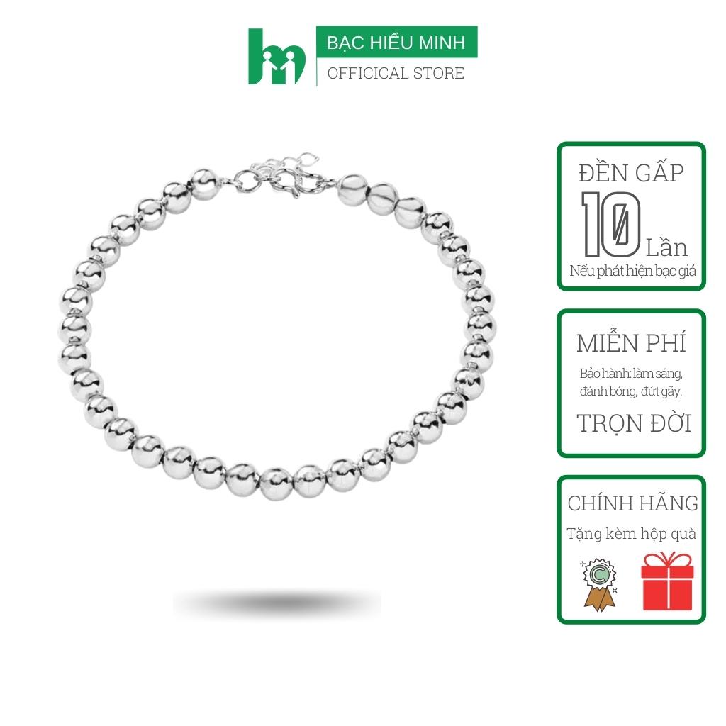 Lắc tay nữ Bạc Hiểu Minh ltu017 (Bạc)
