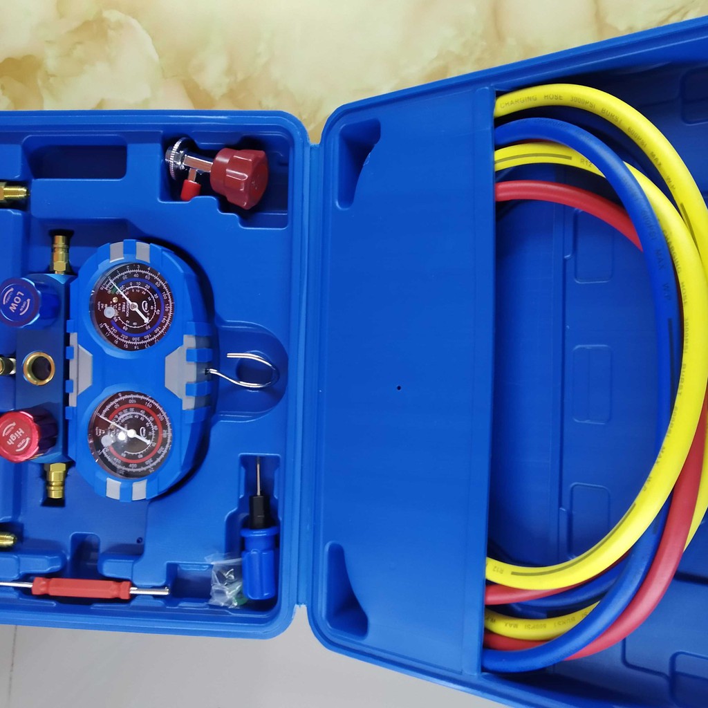 Bộ Đồng Hồ Nạp Ga Ô Tô R134a