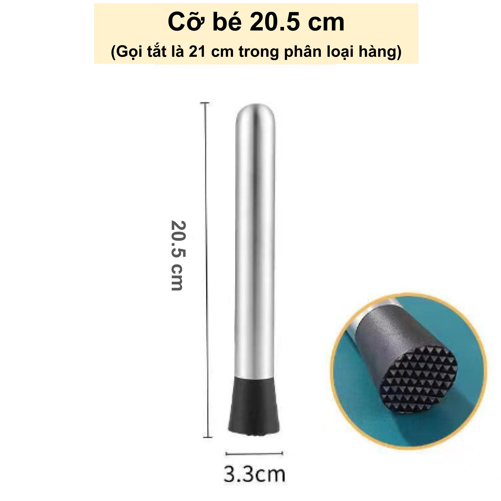 Chày dầm pha chế bar muddler các size dụng cụ pha chế