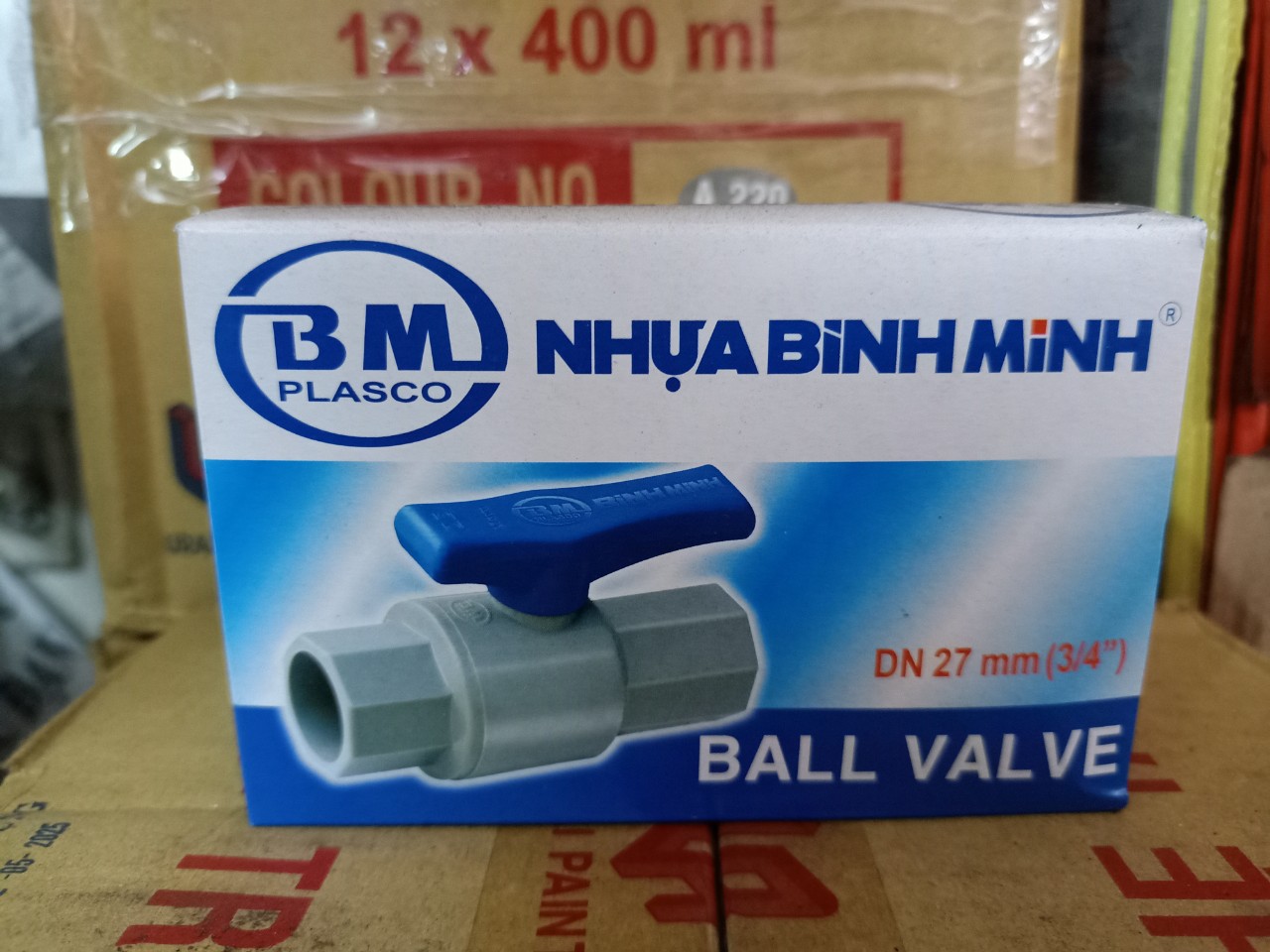 VAN KHÓA NƯỚC (VAN CẦU) PVC BÌNH MINH 21 - 34