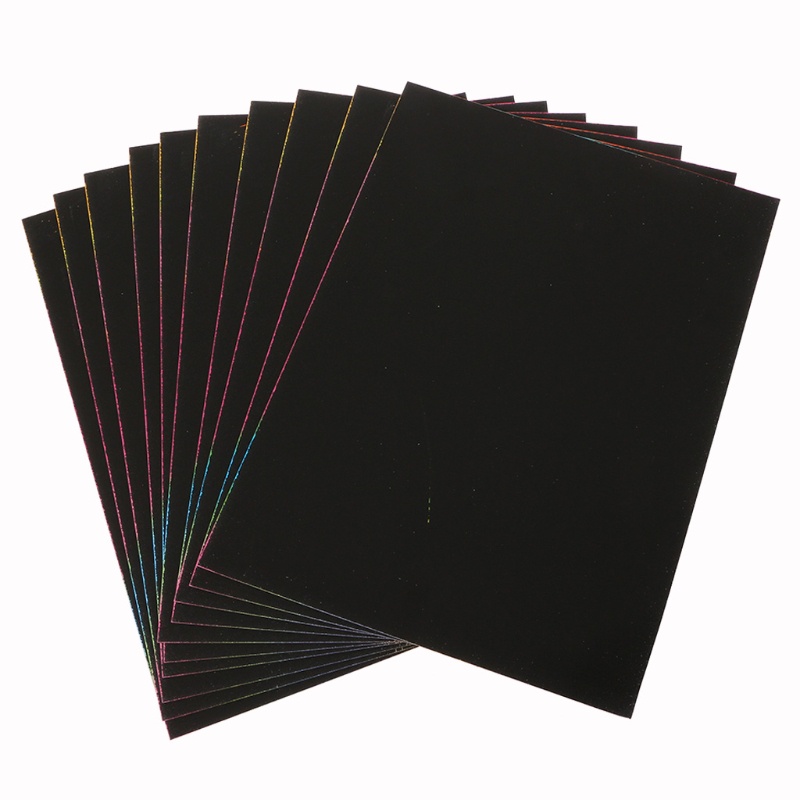 [HCM][FREESHIP MAX] Sổ vẽ ma thuật - Rainbow Scratch paper note size A4/A5/A6. Linzstore89