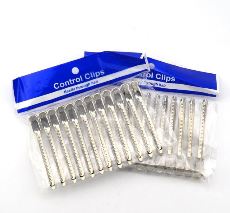 Kẹp tóc - kẹp mỏ vịt 1vỉ 12 chiếc ( kẹp sắt )