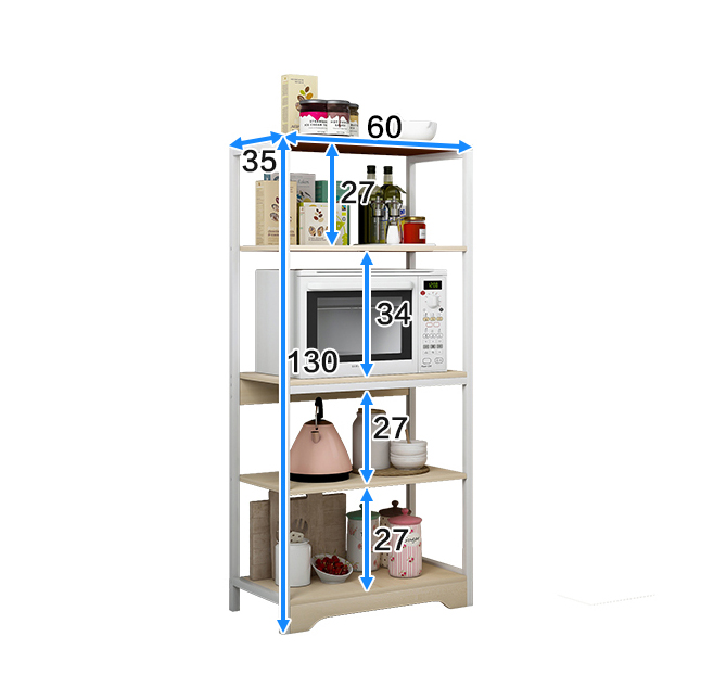 Tủ/Kệ để đồ đa năng 5 tầng 60x35x130cm