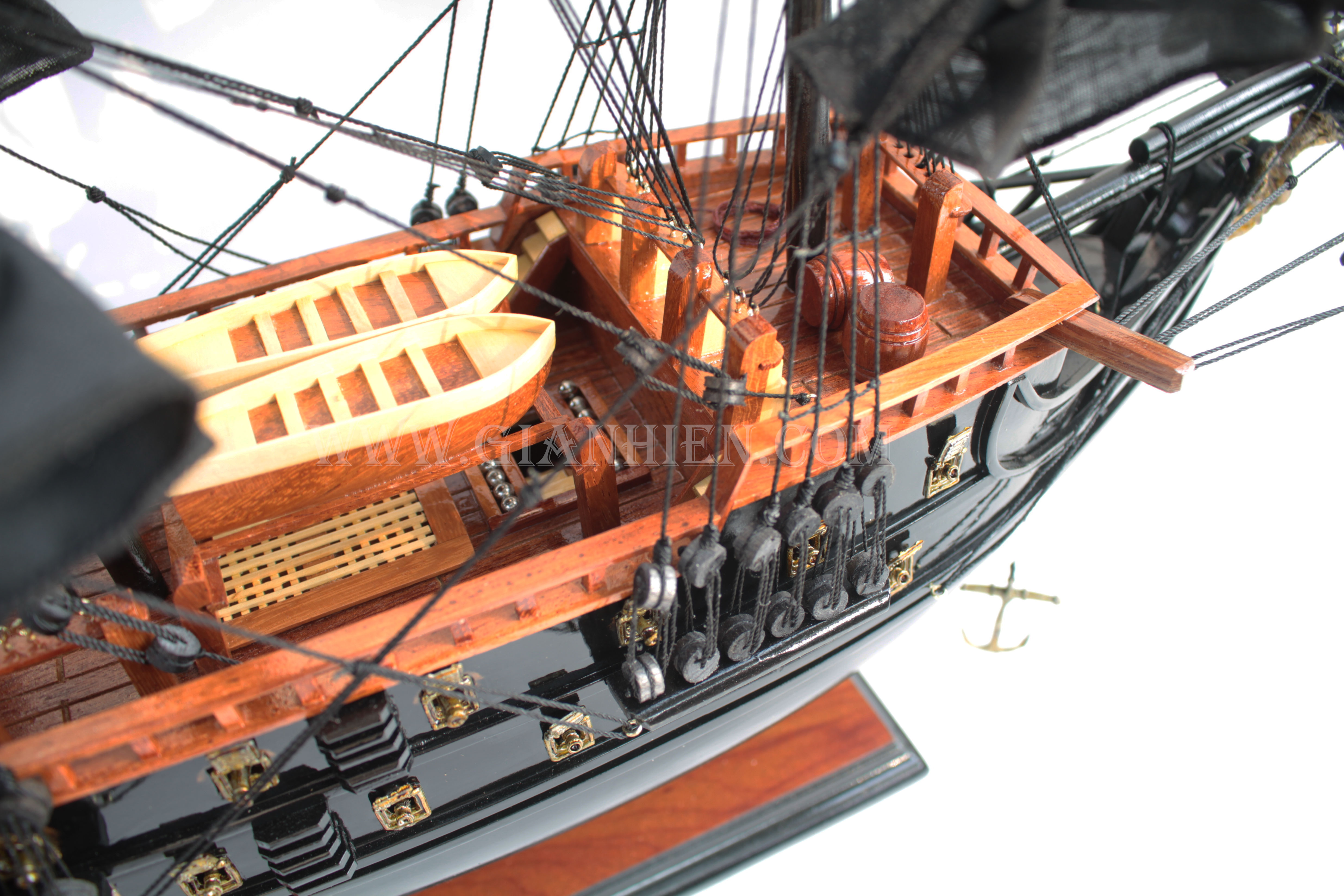 [HCM]Mô hình Thuyền Cổ BLACK PEARL (RED WOOD DECK) (Giá xưởng)