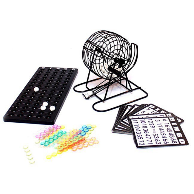 Bộ Đồ Chơi Lô Tô Bingo lồng sắt