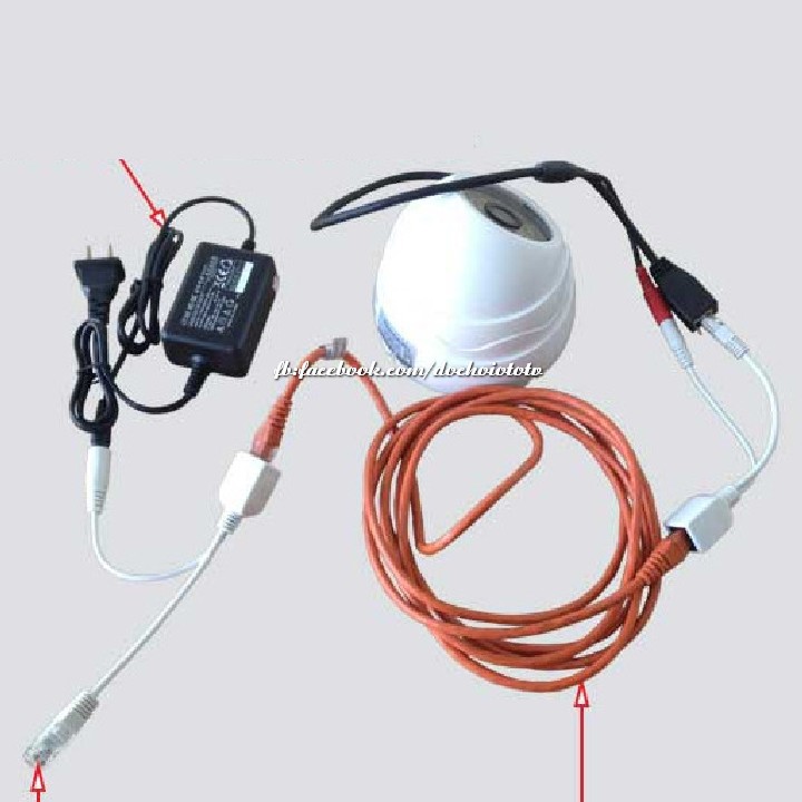 Dây cáp mạng cắm camera giám sát