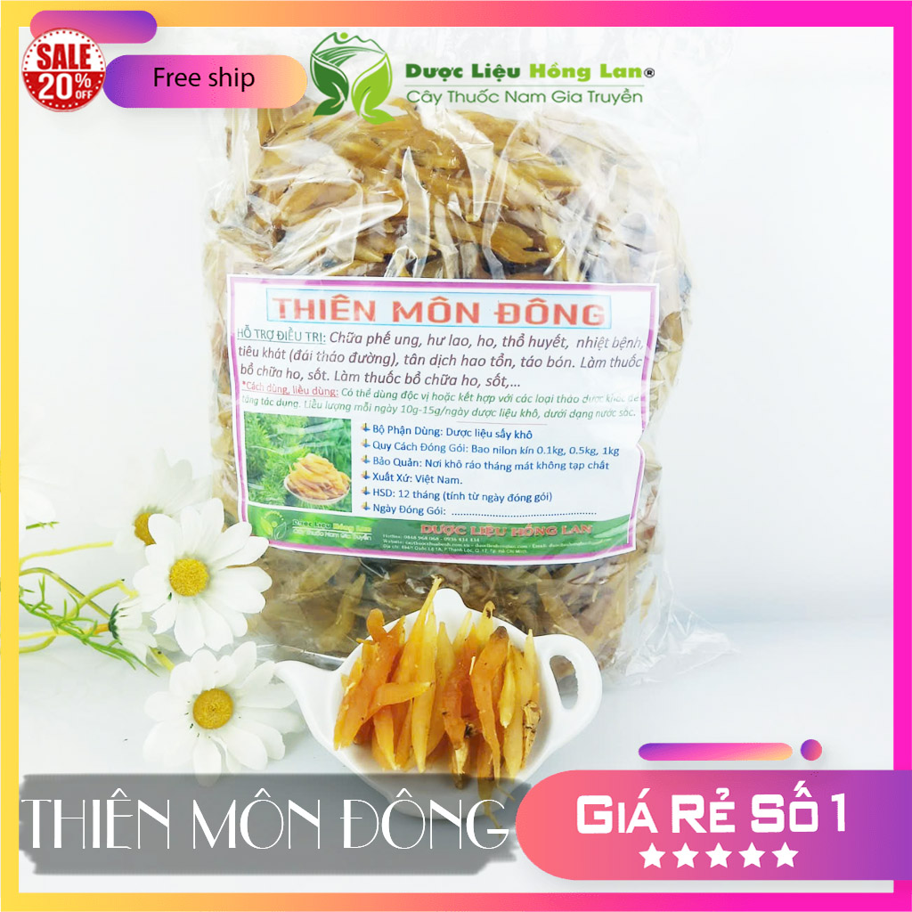 ✅ (Thượng Hạng) 100g Thiên Môn Đông khô sạch loại 1